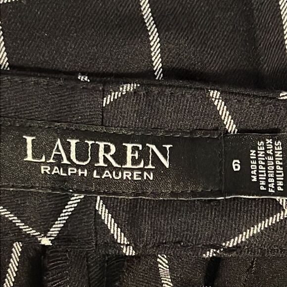 Lauren Ralph‎ Lauren Black Ankle Pants Size 6 - Picture 9 of 11
